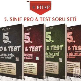 5. Sınıf Pro Test Soru Seti 5 Kitap Bilfen Yayınları