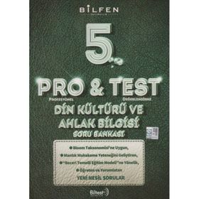 5. Sınıf Pro Test Soru Seti 5 Kitap Bilfen Yayınları