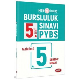 5. Sınıf Pybs İokbs Bursluluk Sınavı 5 Fasiküllü Deneme Sınavı-Data Yayınları