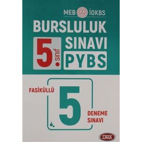 5. Sınıf Pybs İokbs Bursluluk Sınavı 5 Fasiküllü Deneme Sınavı-Data Yayınları