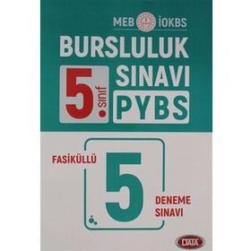 5. Sınıf Pybs İokbs Bursluluk Sınavı 5 Fasiküllü Deneme Sınavı-Data Yayınları