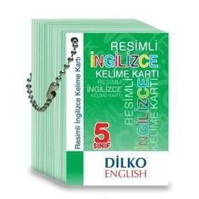 5. Sınıf Resimli İngilizce Kelime Kartı-Dilko Yayınları