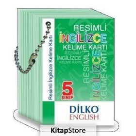 5. Sınıf Resimli İngilizce Kelime Kartı-Dilko Yayınları