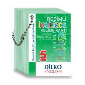 5. Sınıf Resimli İngilizce Kelime Kartı-Dilko Yayınları