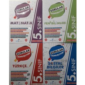 5. Sınıf Sorular Konuşuyor 4'lü Soru Bankası Seti-Pruva Akademi Yayınları
