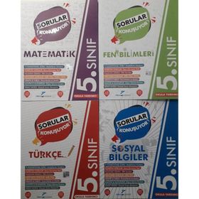 5. Sınıf Sorular Konuşuyor 4'lü Soru Bankası Seti-Pruva Akademi Yayınları