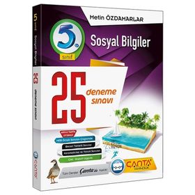 5. Sınıf Sosyal Bilgiler 25 Branş Denemesi Çanta Yayınları