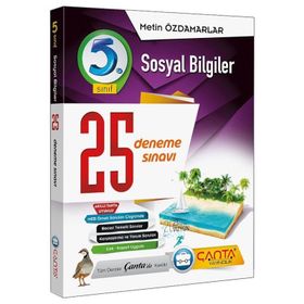 5. Sınıf Sosyal Bilgiler 25 Branş Denemesi Çanta Yayınları