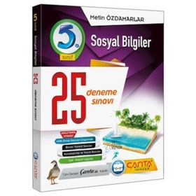 5. Sınıf Sosyal Bilgiler 25 Branş Denemesi Çanta Yayınları