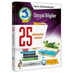5. Sınıf Sosyal Bilgiler 25 Branş Denemesi Çanta Yayınları