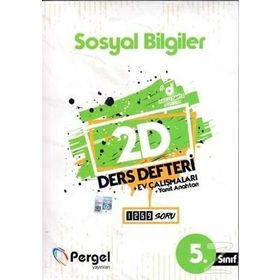 5. Sınıf Sosyal Bilgiler 2D Ders Defteri Kollektif Pergel Yayınları