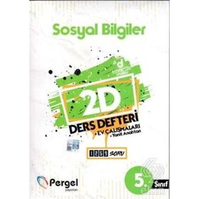 5. Sınıf Sosyal Bilgiler 2D Ders Defteri Kollektif Pergel Yayınları