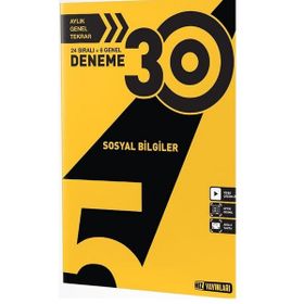 5. Sınıf Sosyal Bilgiler 30'lu Deneme - Hız Yayınları