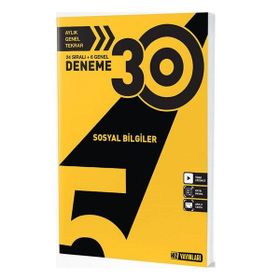 5. Sınıf Sosyal Bilgiler 30'lu Deneme - Hız Yayınları