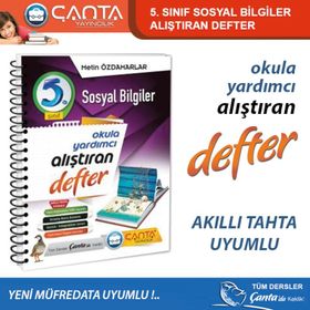 5.Sınıf Sosyal Bilgiler Alıştıran Defter - Çanta Yayınları