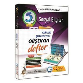 5.Sınıf Sosyal Bilgiler Alıştıran Defter - Çanta Yayınları
