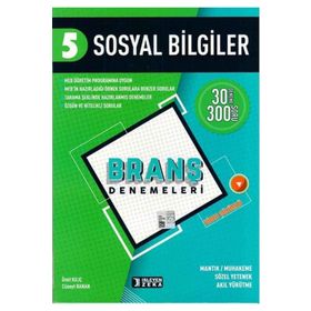 5. Sınıf Sosyal Bilgiler Branş Denemeleri - 2020 - İşleyen Zeka Yayınları