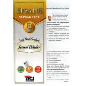 5. Sınıf Sosyal Bilgiler Çek Kopart Yaprak Test - kollektif