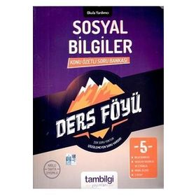 5. Sınıf Sosyal Bilgiler Ders Föyleri Soru Bankası-Tambilgi Yayınları