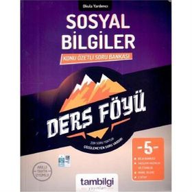 5. Sınıf Sosyal Bilgiler Ders Föyleri Soru Bankası-Tambilgi Yayınları