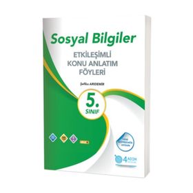 5. Sınıf Sosyal Bilgiler Etkileşimli Konu Anlatım Föyleri 4 Adım Yayınları