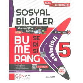 5. Sınıf Sosyal Bilgiler Etkinlikli Bumerang Serisi-Günay Yayınları