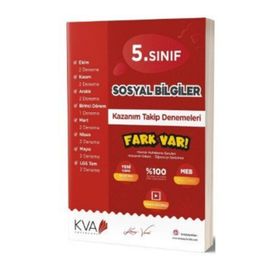 5. Sınıf Sosyal Bilgiler Fark Var Kazanım Takip Denemeleri Kva Koray Varol Akademi Yayınları