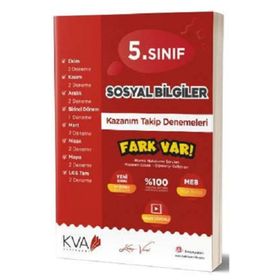 5. Sınıf Sosyal Bilgiler Fark Var Kazanım Takip Denemeleri Kva Koray Varol Akademi Yayınları