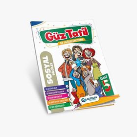 5. Sınıf Sosyal Bilgiler Güz Tatil Kitabı - Gezegen Yayınları
