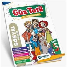 5. Sınıf Sosyal Bilgiler Güz Tatil Kitabı - Gezegen Yayınları