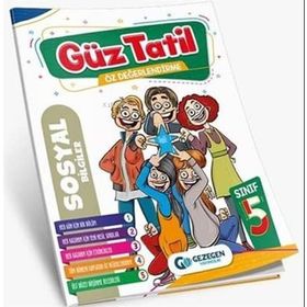 5. Sınıf Sosyal Bilgiler Güz Tatil Kitabı - Gezegen Yayınları
