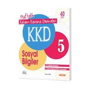 5. Sınıf Sosyal Bilgiler Haftalık Kazanım Kavrama Denemeleri - Kurmay Yayınları