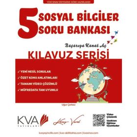 5. Sınıf Sosyal Bilgiler Kılavuz Serisi Soru Bankası-Kva Yayınları