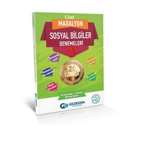 5. Sınıf Sosyal Bilgiler Madalyon 20'li Denemeleri-Gezegen Yayınları