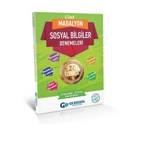 5. Sınıf Sosyal Bilgiler Madalyon 20'li Denemeleri-Gezegen Yayınları