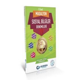5. Sınıf Sosyal Bilgiler Madalyon 20'li Denemeleri-Gezegen Yayınları