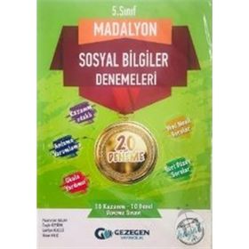 5. Sınıf Sosyal Bilgiler Madalyon 20'li Denemeleri-Gezegen Yayınları