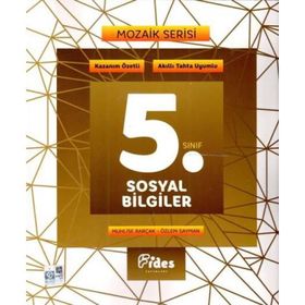 5. Sınıf Sosyal Bilgiler Mozaik Serisi Kazanım Özetli Soru Bankası Fides Yayınları