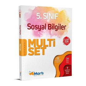 5.Sınıf Sosyal Bilgiler Multi Set Soru Bankası - Martı Yayınları