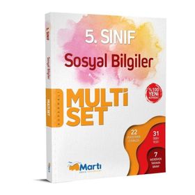 5.Sınıf Sosyal Bilgiler Multi Set Soru Bankası - Martı Yayınları