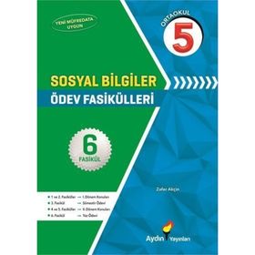 5.Sınıf Sosyal Bilgiler Ödev Fasikülleri - Aydın Yayınları