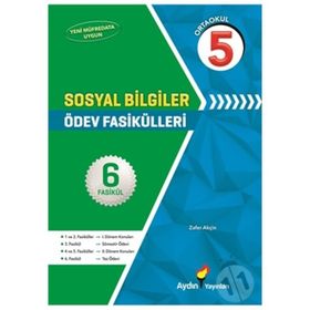 5.Sınıf Sosyal Bilgiler Ödev Fasikülleri - Aydın Yayınları