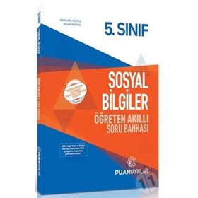 5. Sınıf Sosyal Bilgiler Öğreten Akıllı Soru Bankası Puan Yayınları