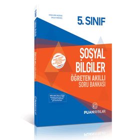 5. Sınıf Sosyal Bilgiler Öğreten Akıllı Soru Bankası Puan Yayınları