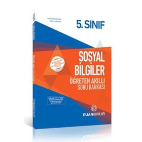 5. Sınıf Sosyal Bilgiler Öğreten Akıllı Soru Bankası Puan Yayınları