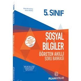 5. Sınıf Sosyal Bilgiler Öğreten Akıllı Soru Bankası Puan Yayınları