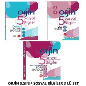 5. Sınıf Sosyal Bilgiler Orjin Konu Özetli Etkinlikli Soru Bankası-Gama Okul Yayınları