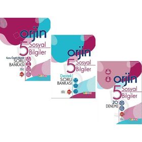 5. Sınıf Sosyal Bilgiler Orjin Konu Özetli Etkinlikli Soru Bankası-Gama Okul Yayınları