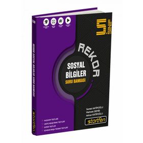 5. Sınıf Sosyal Bilgiler Rekor Soru Bankası-Startfen Yayınları