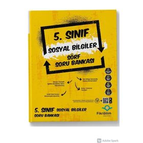 5. Sınıf Sosyal Bilgiler Sörf Soru Bankası-FikriBilim Yayınları